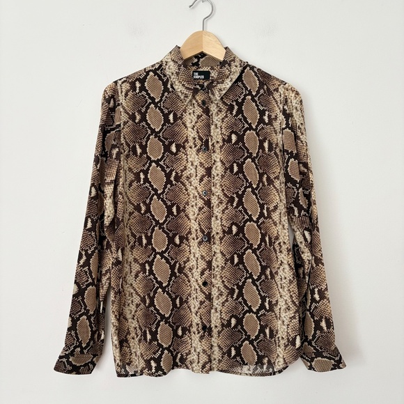 The kooples silk python button up shirt - Picture 6 of 8